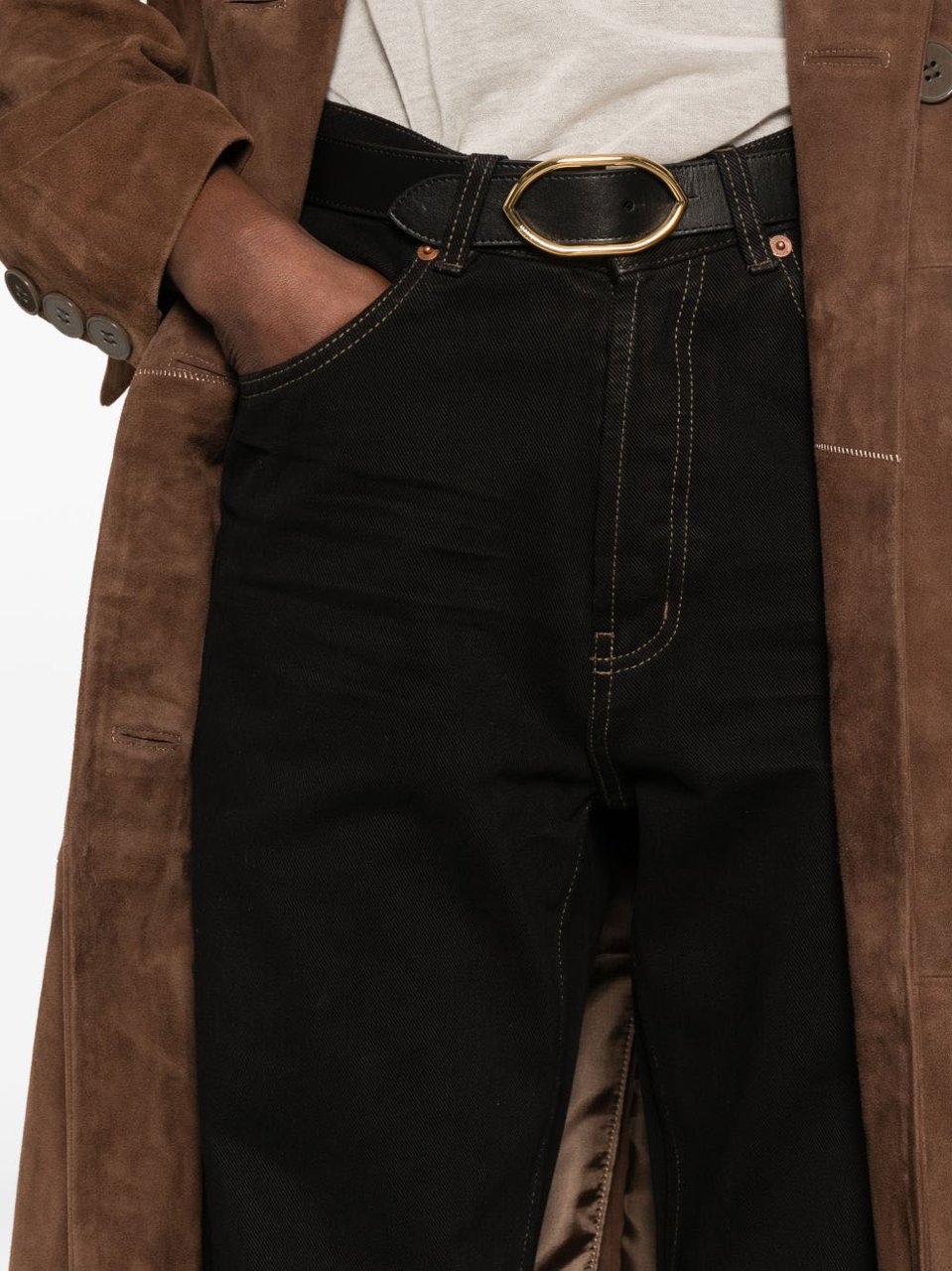 Saint Laurent Jeans Nero Zwart