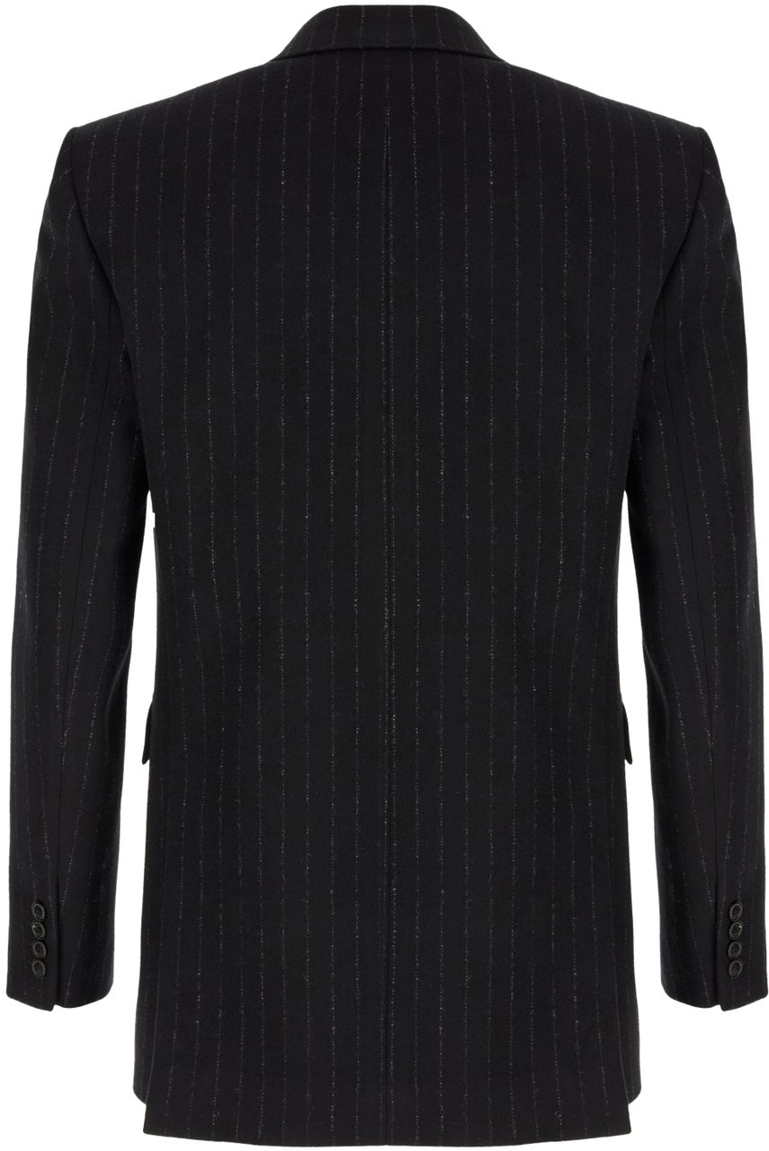 Saint Laurent Saint Laurent Embroidered wool blend blazer Divers