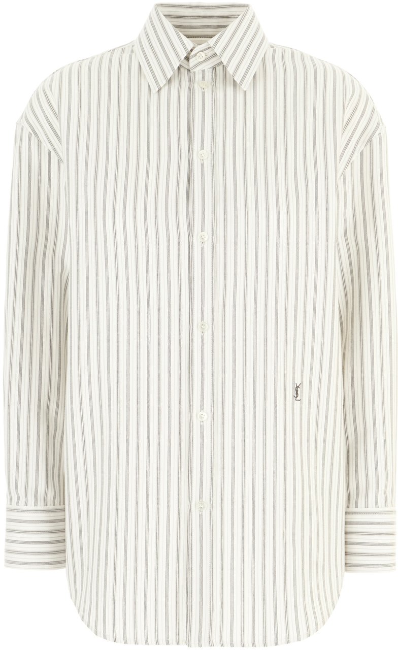 Saint Laurent Saint Laurent Printed poplin shirt Divers