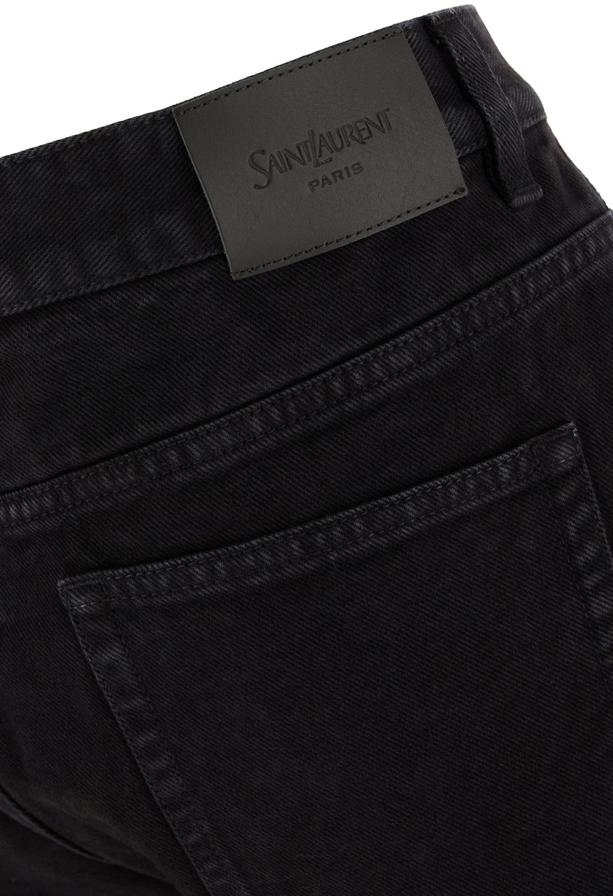 Saint Laurent Saint Laurent Black denim jeans Zwart