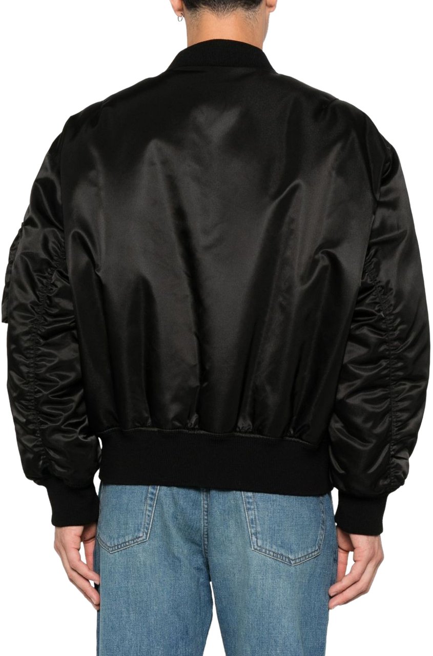 Saint Laurent Coats Black Zwart