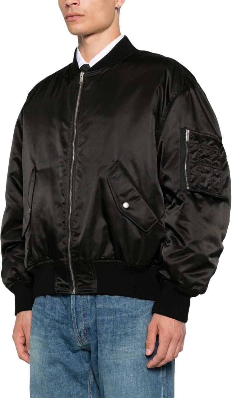 Saint Laurent Coats Black Zwart