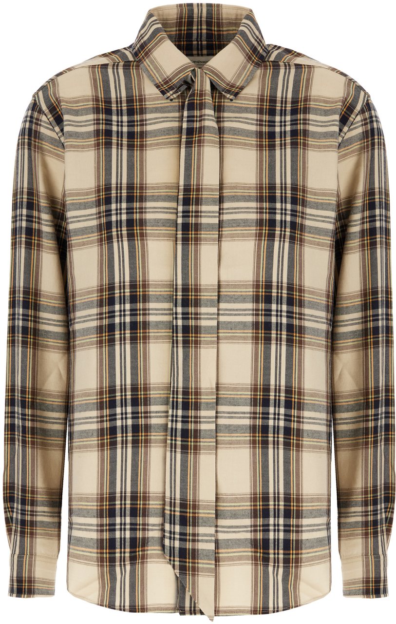 Saint Laurent Saint Laurent Embroidered cotton shirt Divers