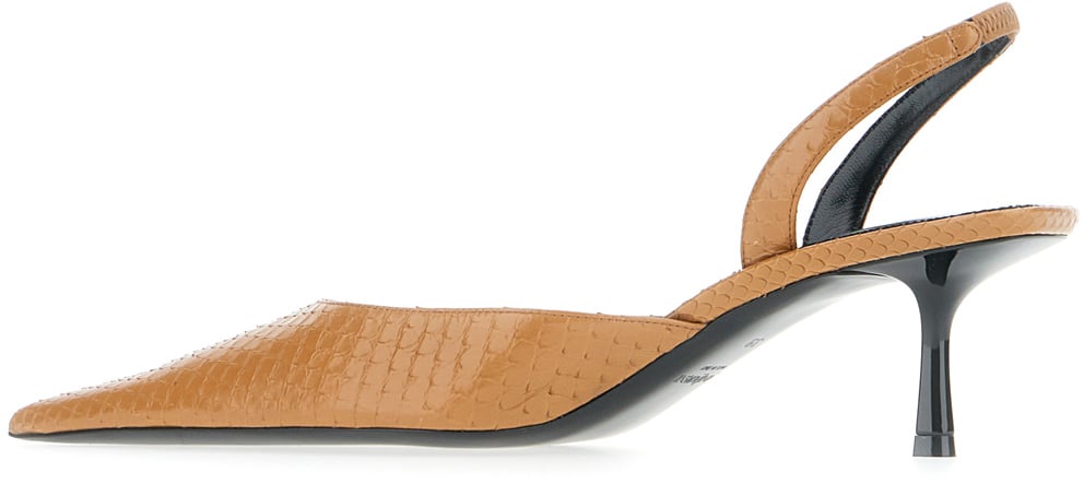 Saint Laurent Saint Laurent Camel leather pumps Bruin