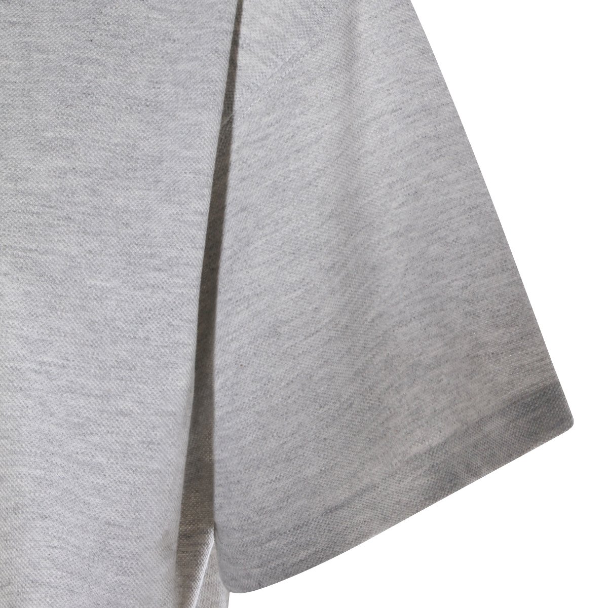 Saint Laurent Grey Cotton Polo Shirt Wit