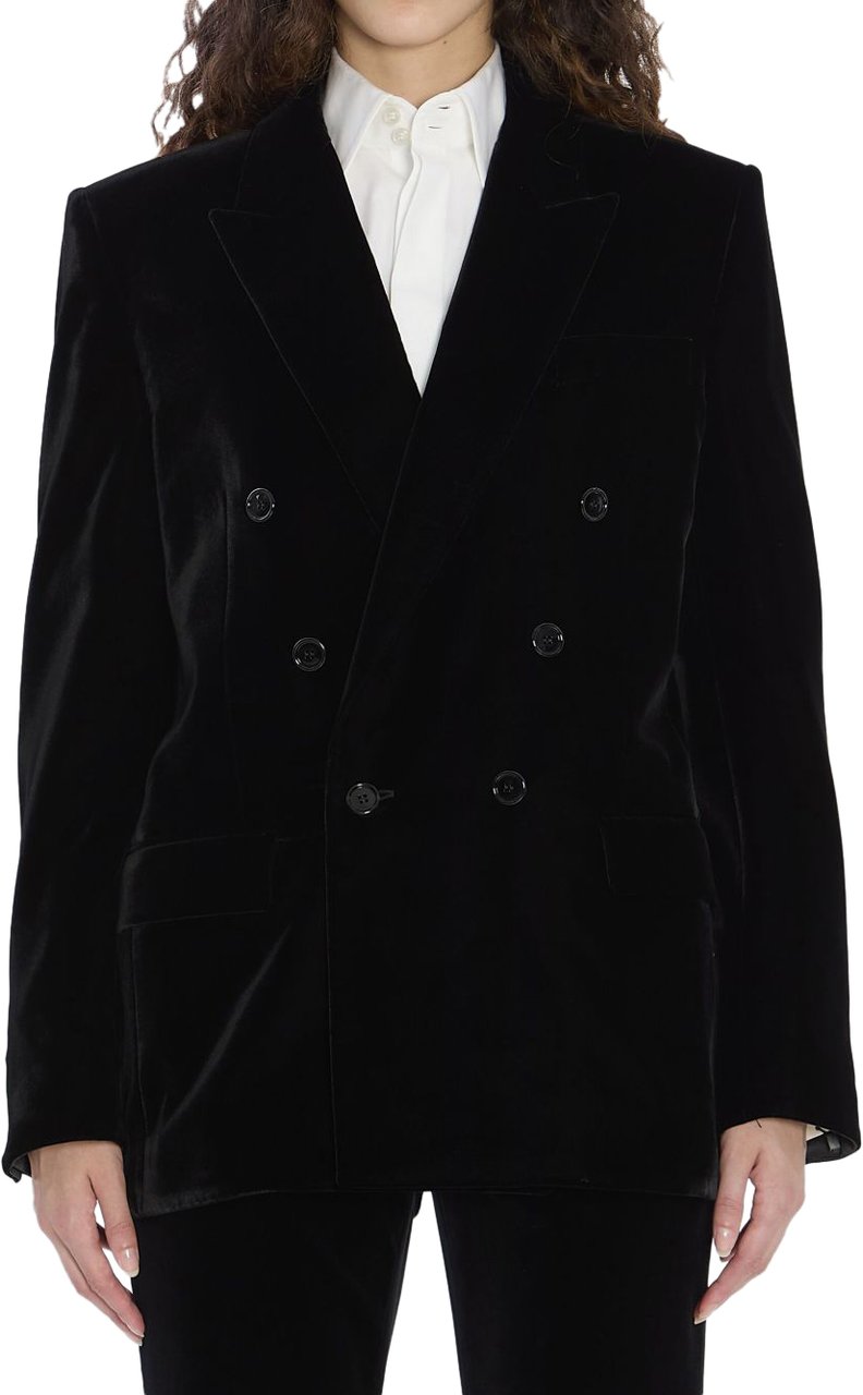 Saint Laurent Jackets Black Zwart