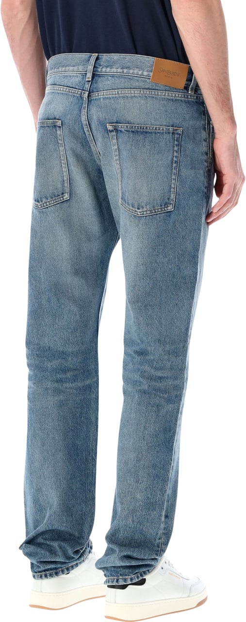 Saint Laurent Saint Laurent relaxed slim jeans Blauw