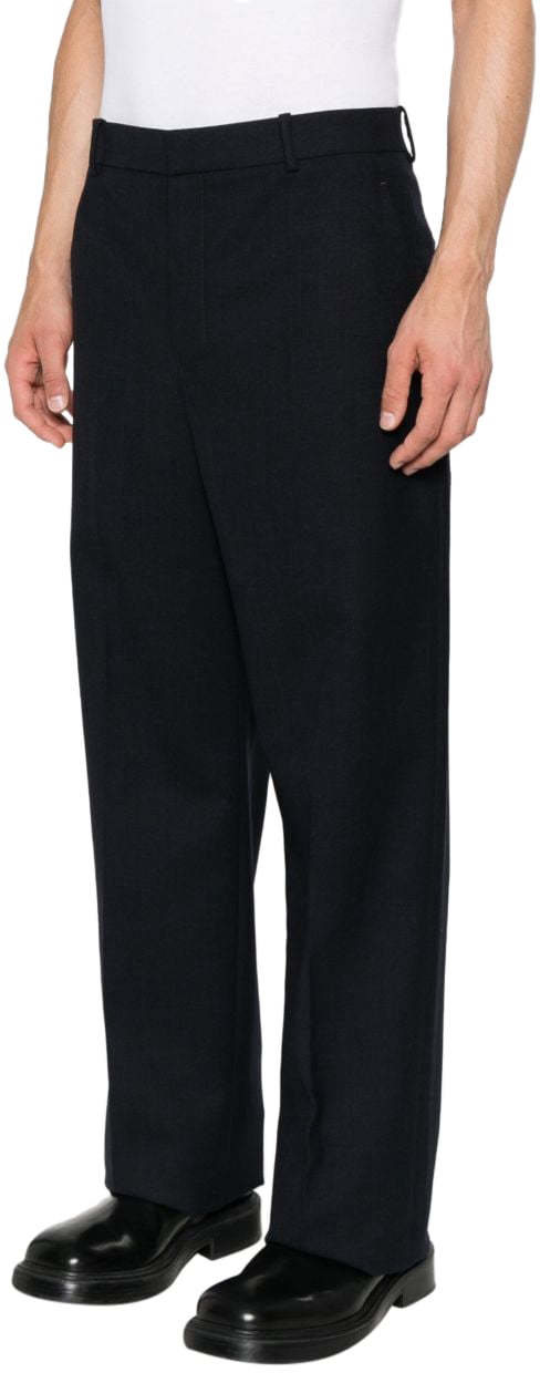 Saint Laurent Trousers Blue Blauw