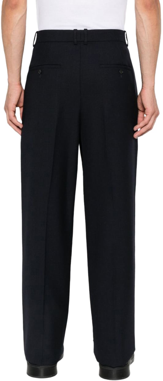 Saint Laurent Trousers Blue Blauw