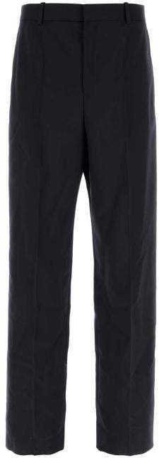 Saint Laurent Pantalon Plat Zwart