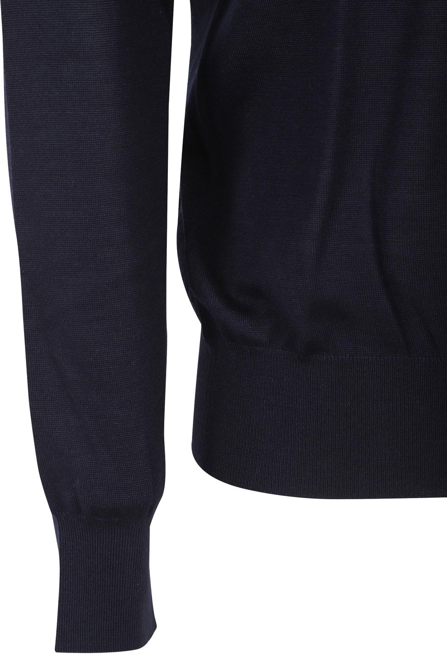 Saint Laurent Pull Col Roule Blauw
