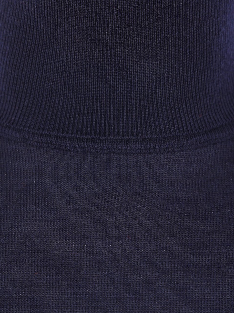 Saint Laurent High-Neck Long-Sleeved Finely Knit Pullover Grijs