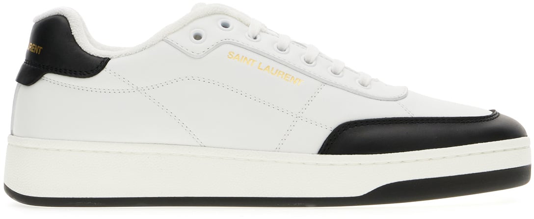 Saint Laurent Saint Laurent White leather SL/61 sneakers Wit
