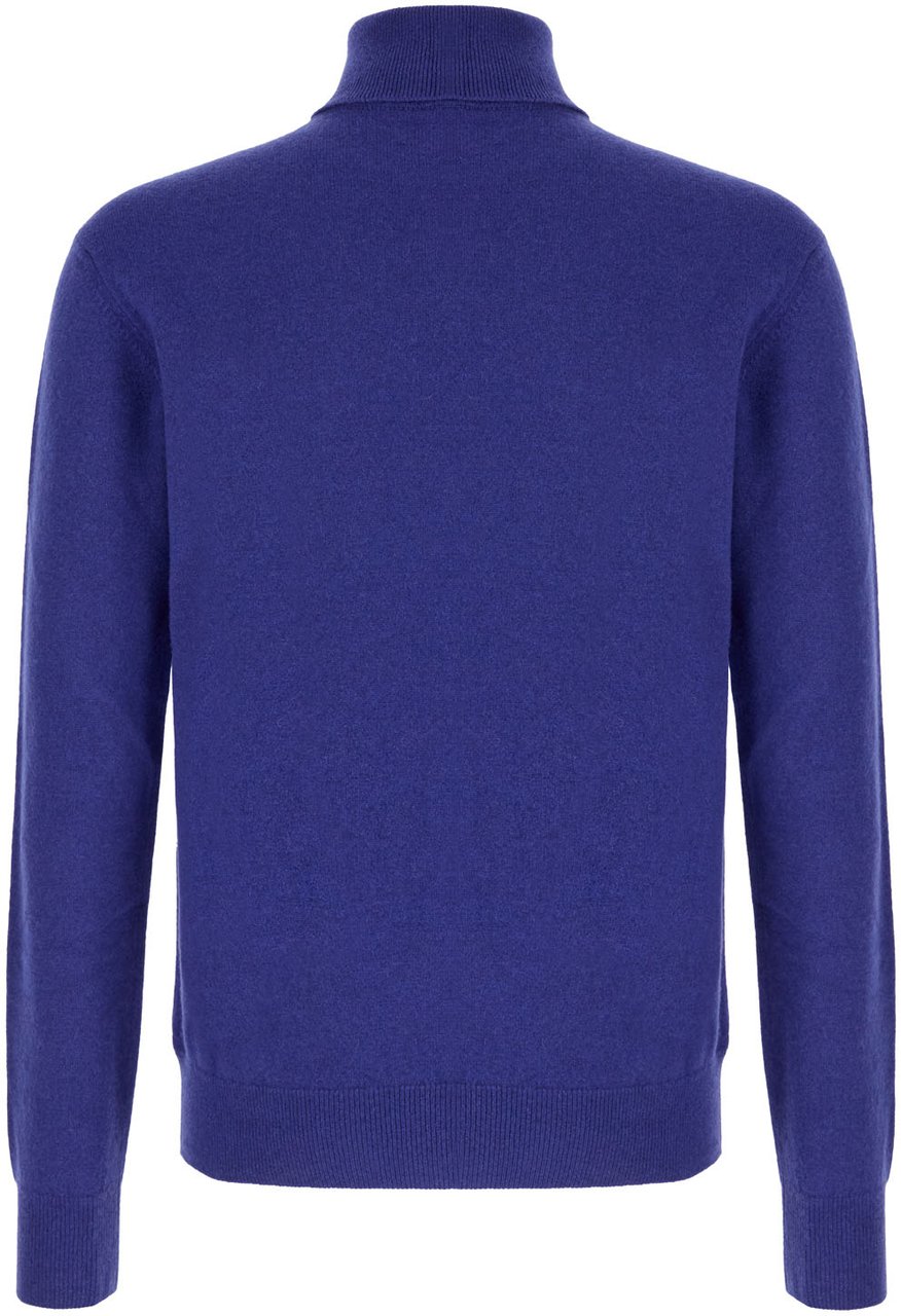 Saint Laurent Saint Laurent Blu wool blend sweater Blauw