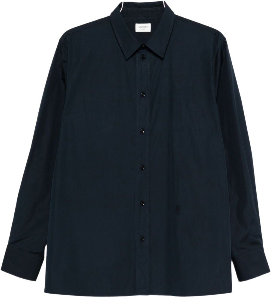 Saint Laurent Shirts Blue Blauw