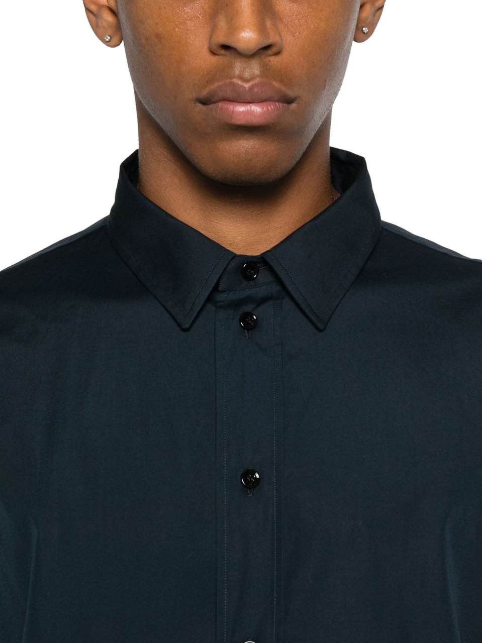 Saint Laurent Shirts Blue Blauw