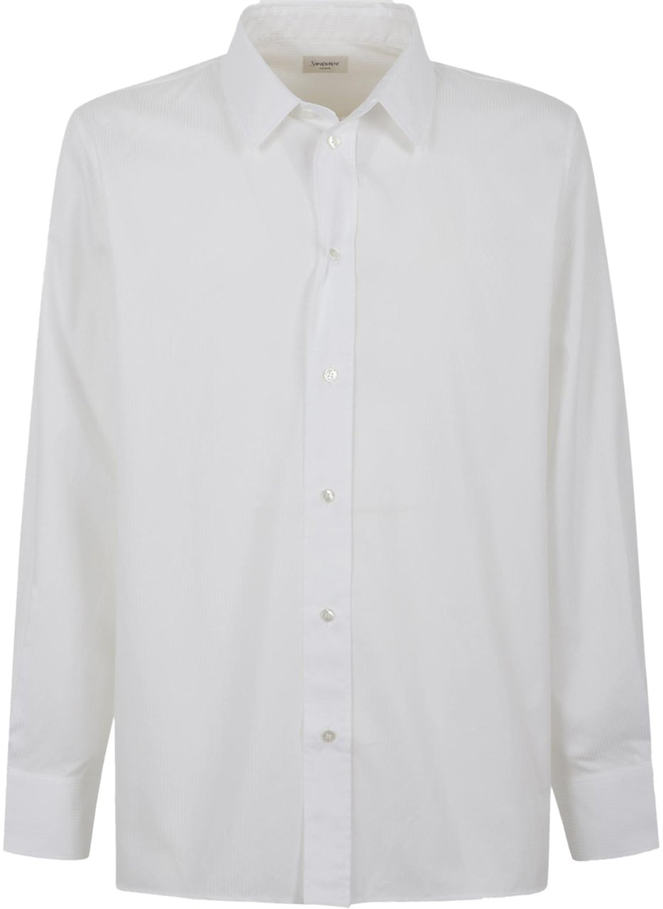 Saint Laurent Chemise S01k Wit