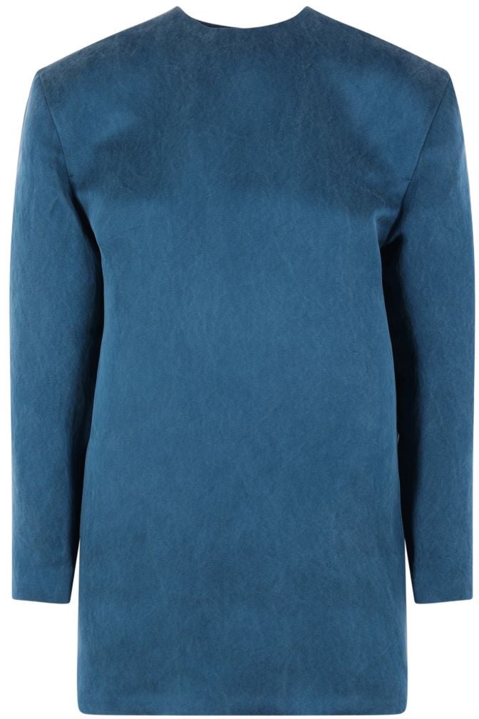 Saint Laurent Dresses Blue Blauw