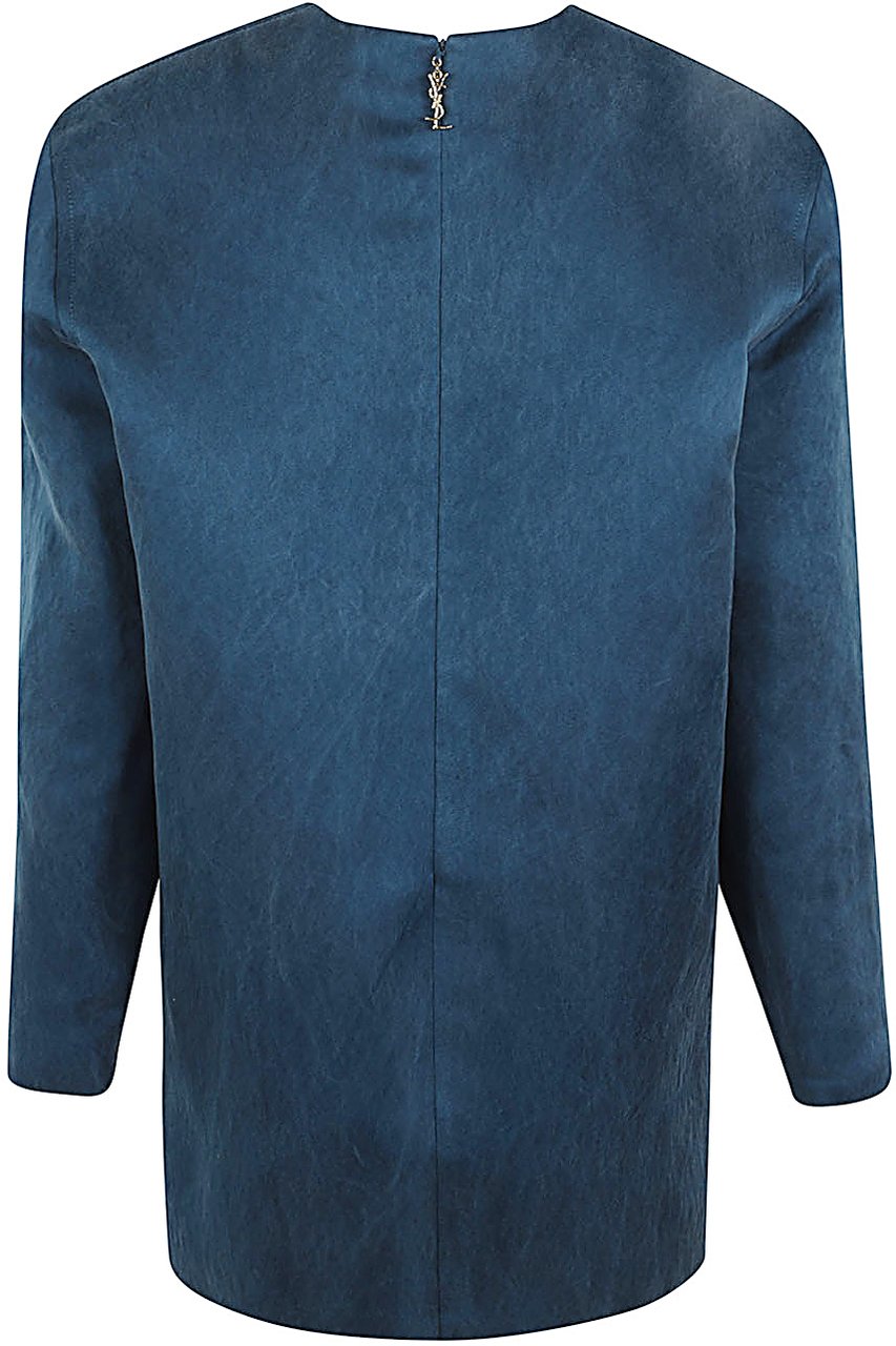 Saint Laurent Dresses Blue Blauw