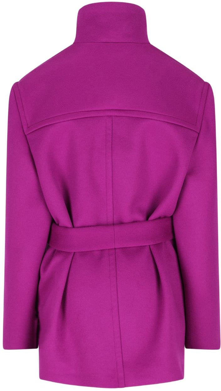 Saint Laurent Coats Purple Paars