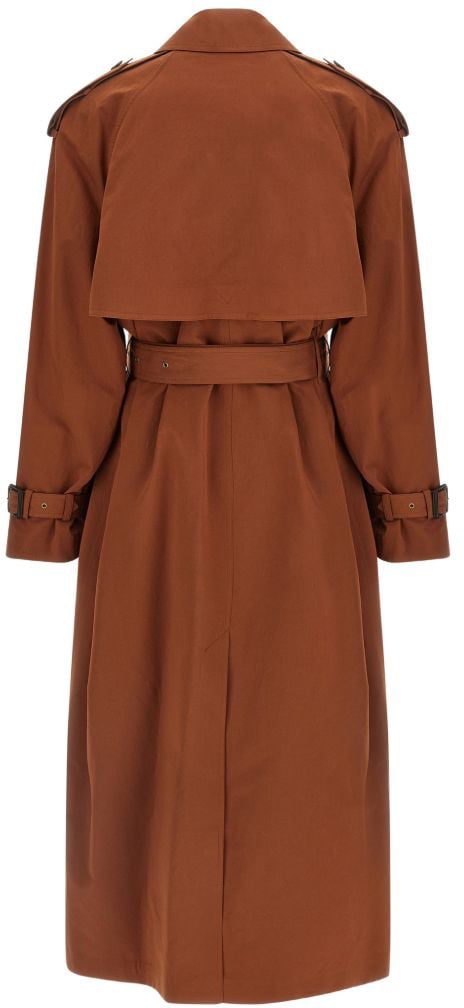 Saint Laurent Coats Brown Bruin