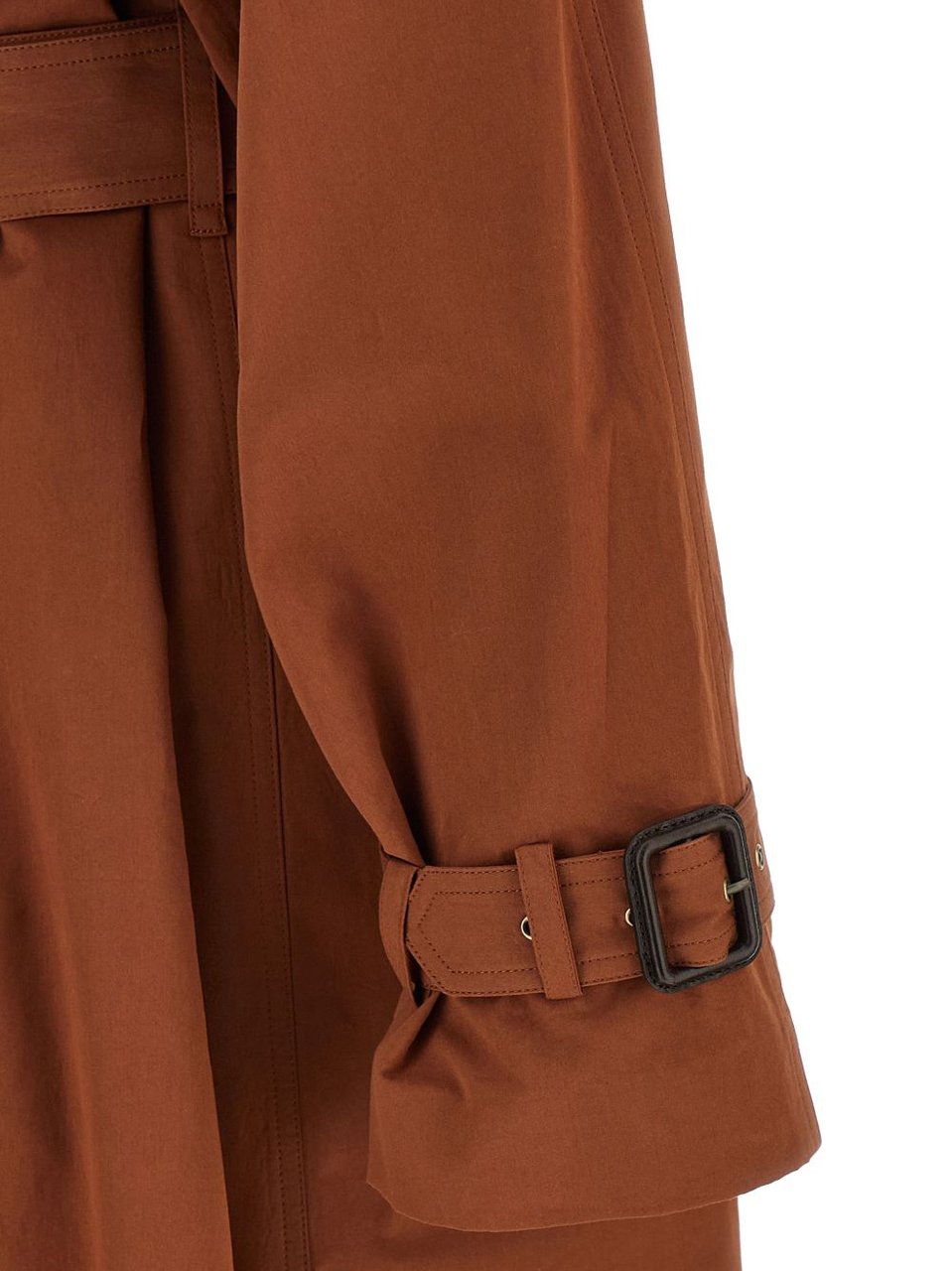 Saint Laurent Coats Brown Bruin