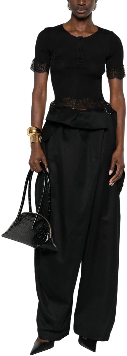 Saint Laurent T-Shirts And Polos Black Zwart