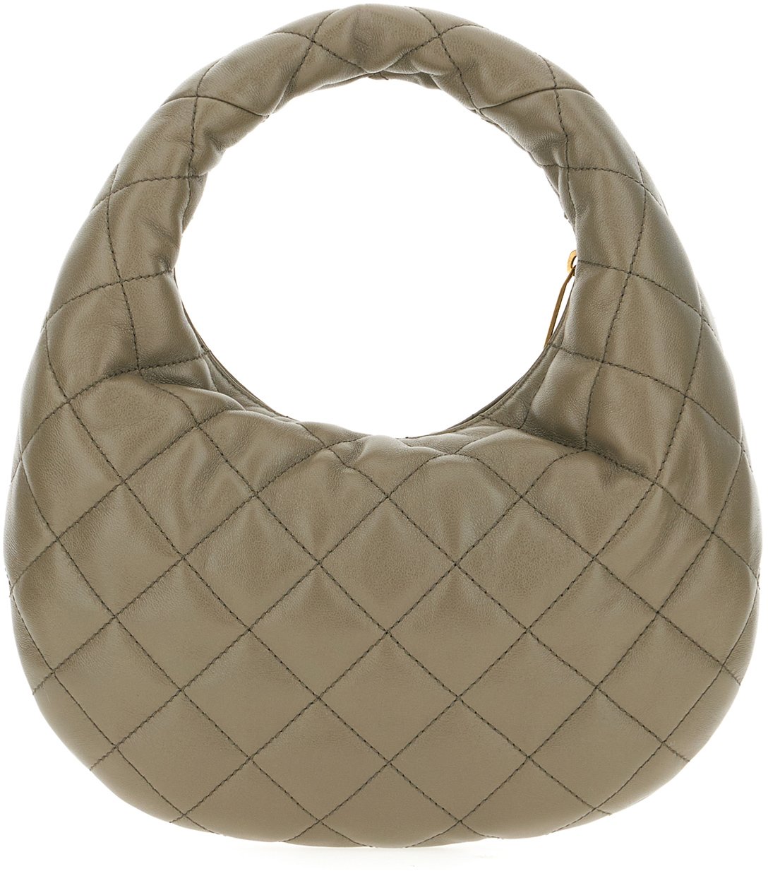 Saint Laurent Army green nappa leather Icarino shoulder bag Groen