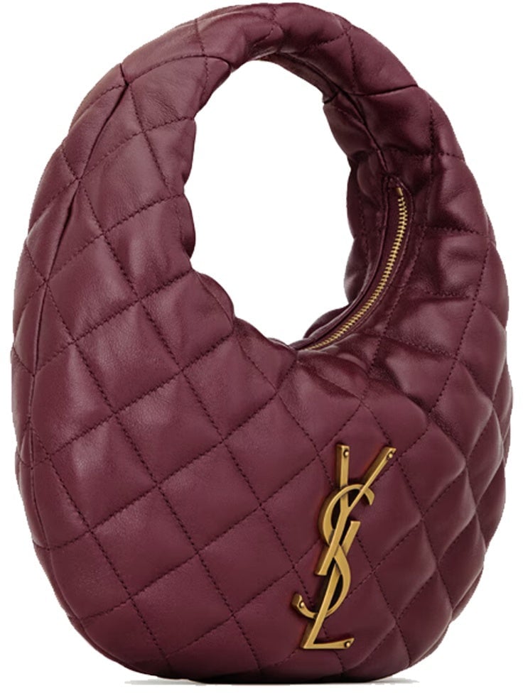 Saint Laurent Icarino Quilted Handbag Rood