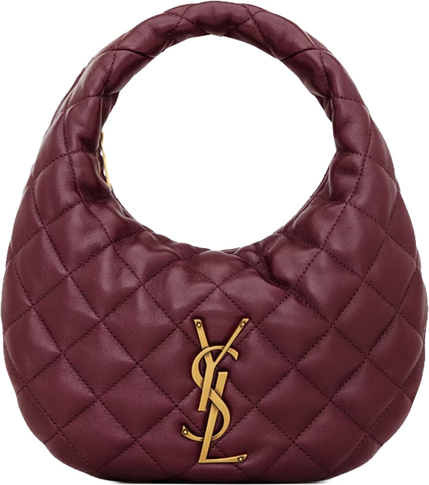 Saint Laurent Icarino Quilted Handbag Rood