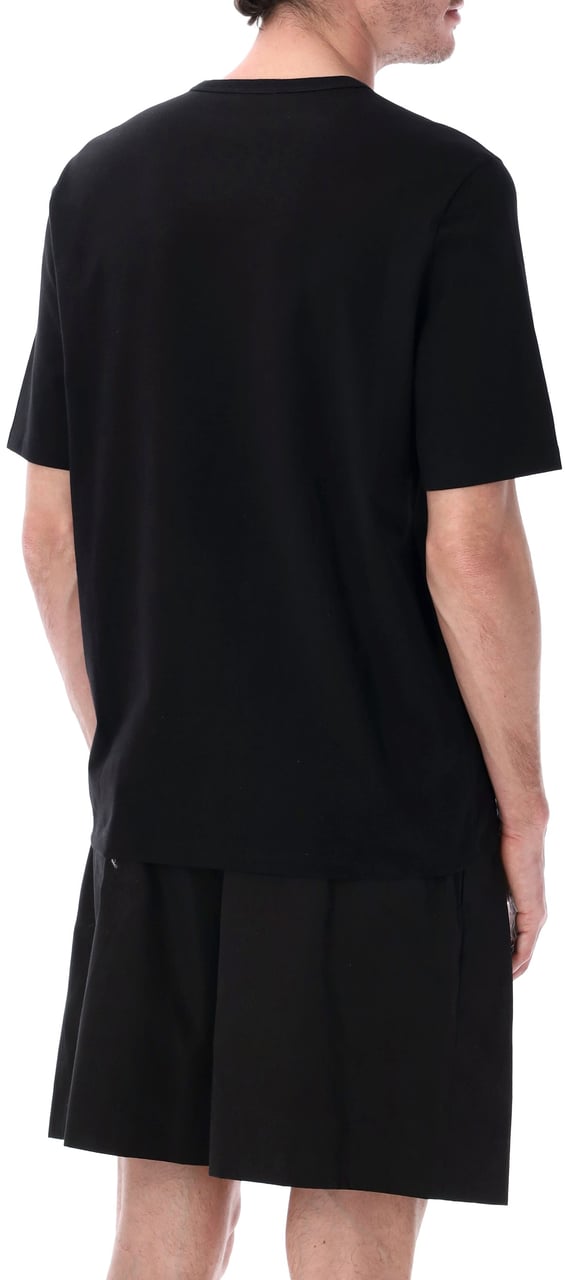 Saint Laurent Saint Laurent oversized black t-shirt Zwart