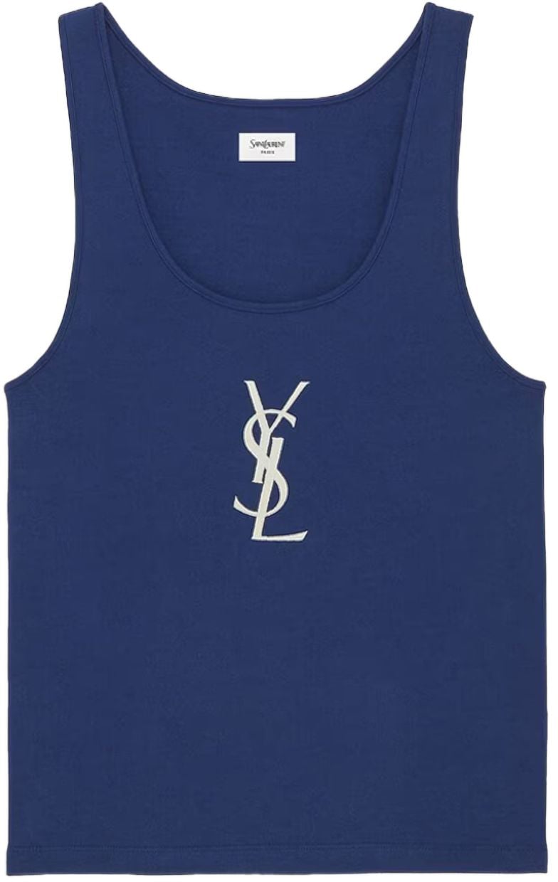 Saint Laurent Top Blue Blauw