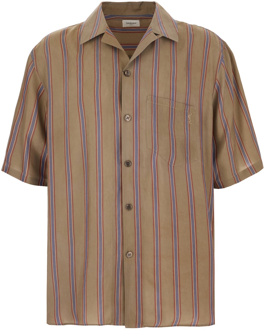 Saint Laurent Saint Laurent Printed cupro shirt Divers