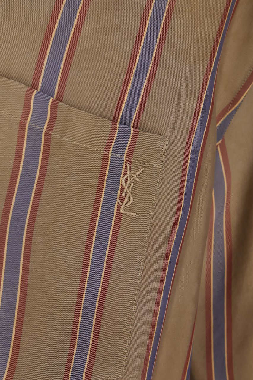 Saint Laurent Saint Laurent Printed cupro shirt Divers