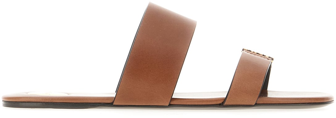 Saint Laurent Saint Laurent Brown leather Babylone sandals Bruin