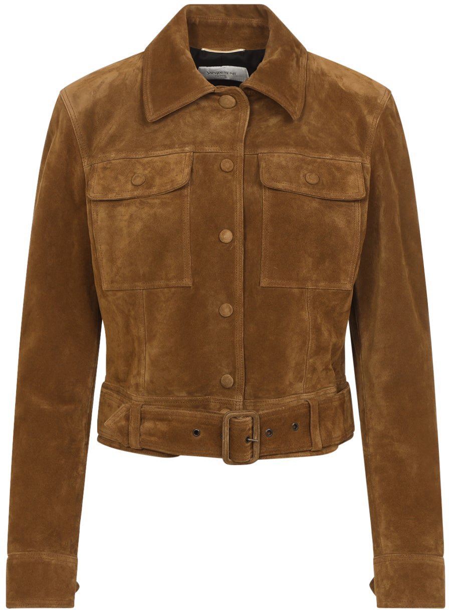 Saint Laurent Suede Jacket Divers