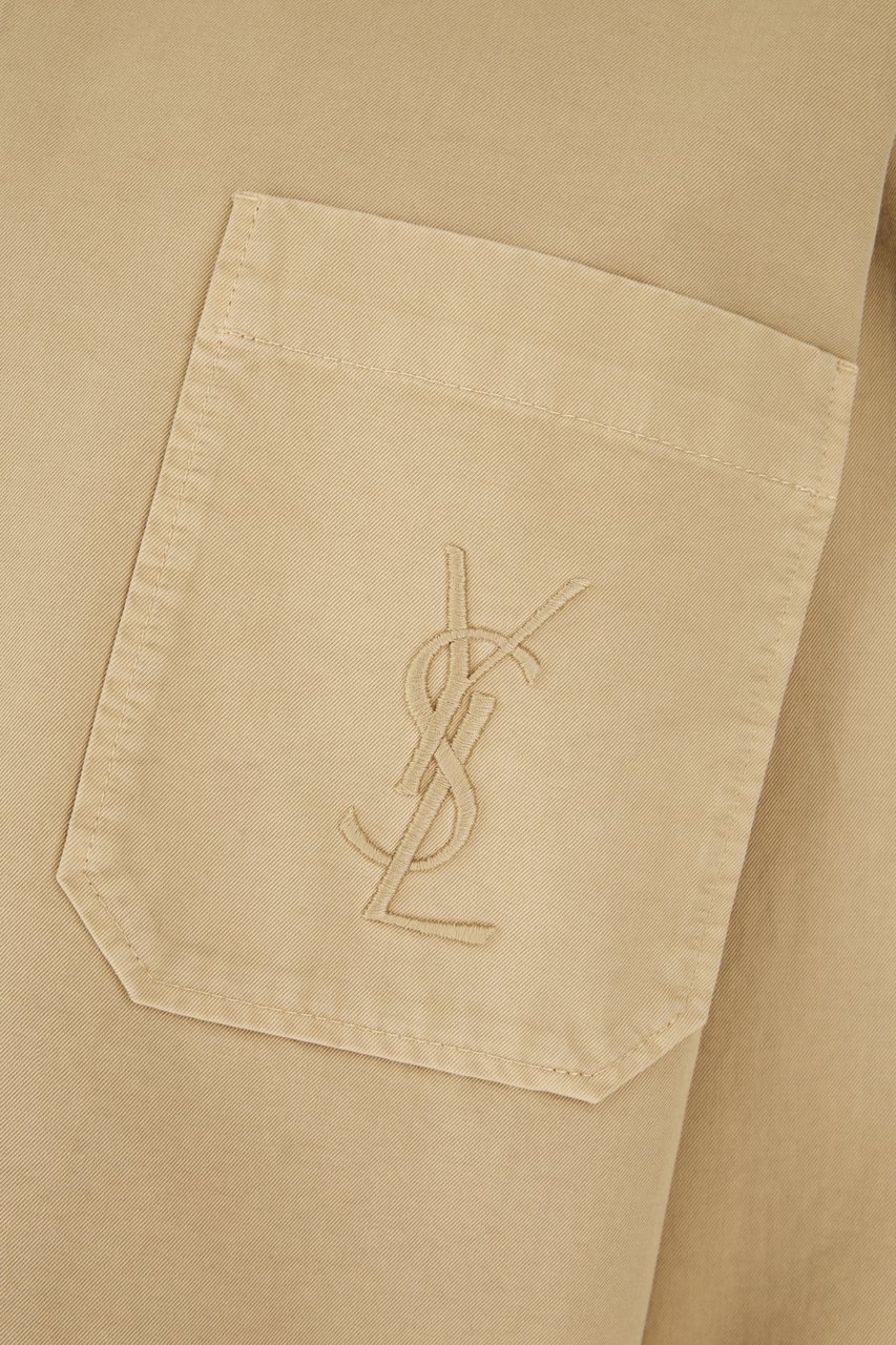 Saint Laurent Saint Laurent Beige cotton shirt Beige