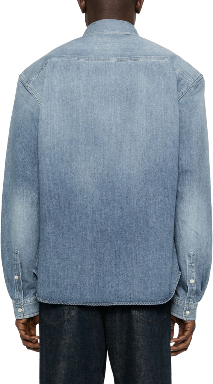 Saint Laurent Shirts Blue Blauw