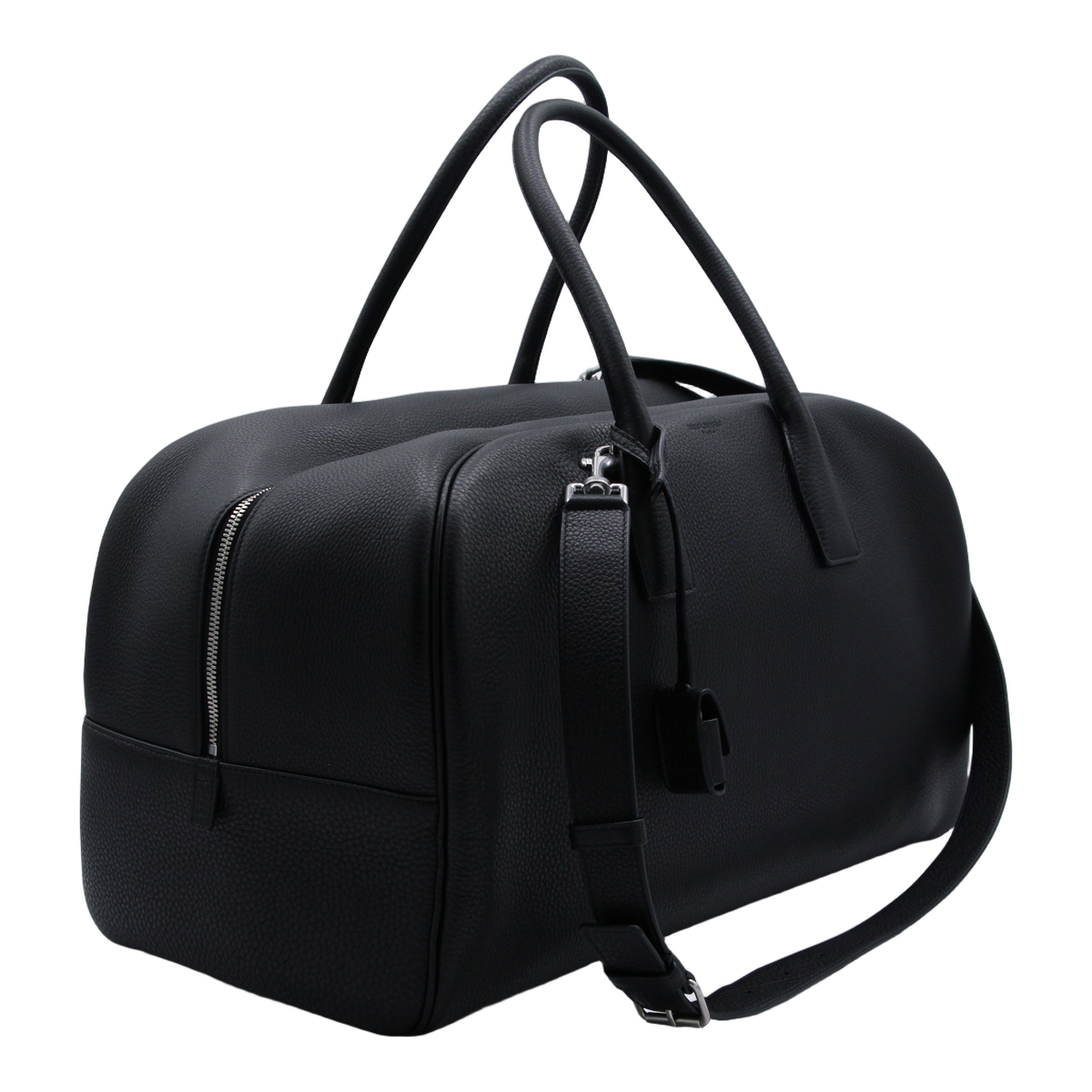 Saint Laurent Structured Top-Handle Shoulder Bag Zwart