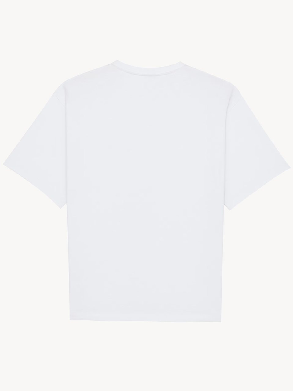 Saint Laurent White T-Shirt Oversize Cassandre T-Shirt Wit