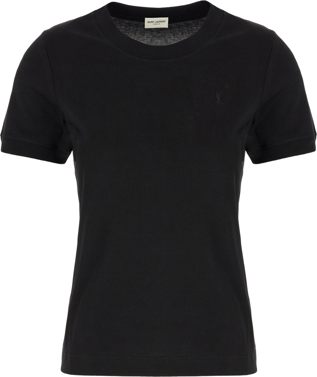 Saint Laurent Black cotton t-shirt Zwart