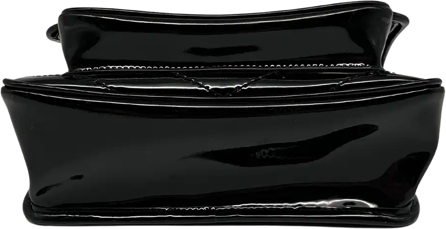 Saint Laurent Saint Laurent Niki Baby shoulder bag in black patent leather / very good Zwart