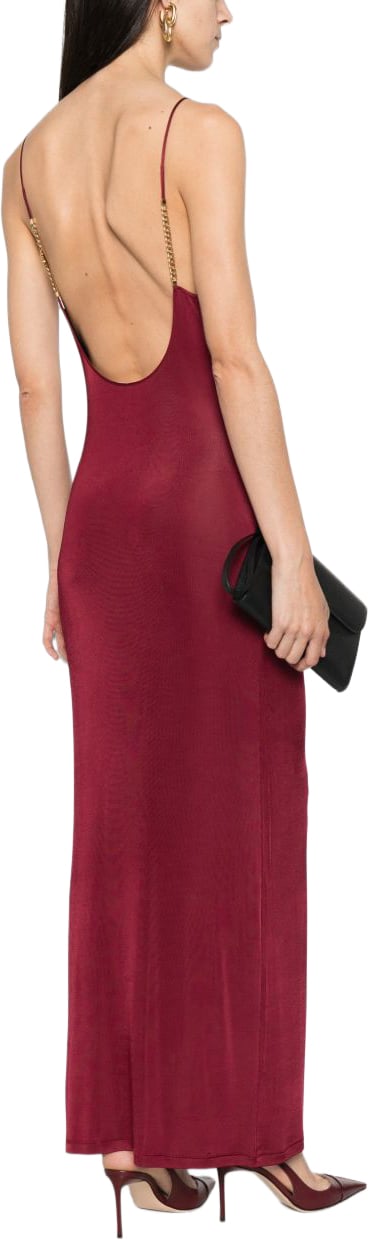 Saint Laurent Dresses Bordeaux Maroon