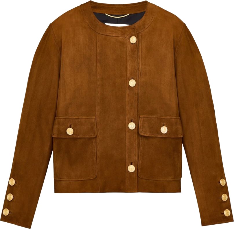 Saint Laurent Jackets Brown Bruin