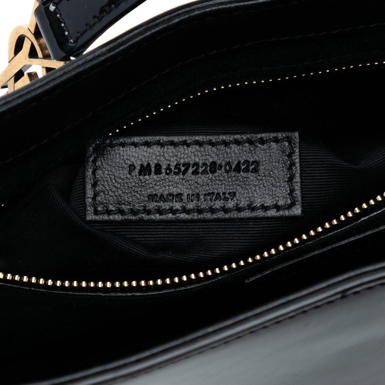 Saint Laurent Patent Le 5 a 7 Shoulder Bag Zwart