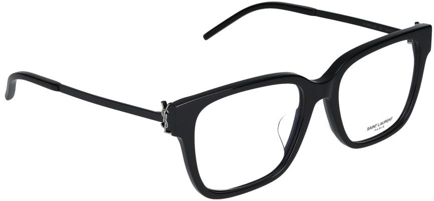 Saint Laurent Eyeglasses Saint Laurent SL M48O_A/F 002 black black transparent 54/17/145 Zwart