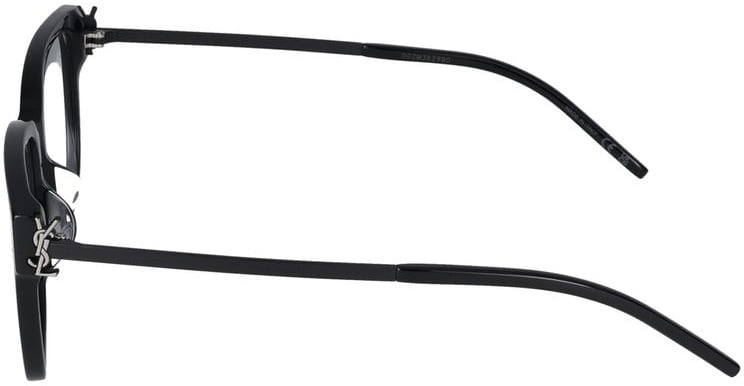 Saint Laurent Eyeglasses Saint Laurent SL M48O_A/F 002 black black transparent 54/17/145 Zwart
