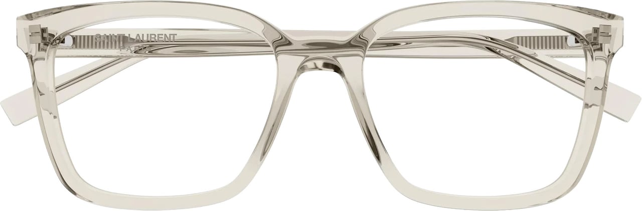 Saint Laurent Eyeglasses Saint Laurent SL 672 004 beige beige transparent 55/18/145 Wit