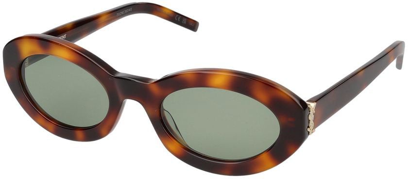 Saint Laurent Sunglasses Saint Laurent SL M136 002 havana havana green 52/22/140 Grijs