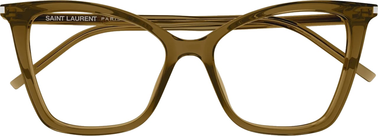Saint Laurent Eyeglasses Saint Laurent SL 386 009 Brown Brown Transpare 53/16/145 Wit